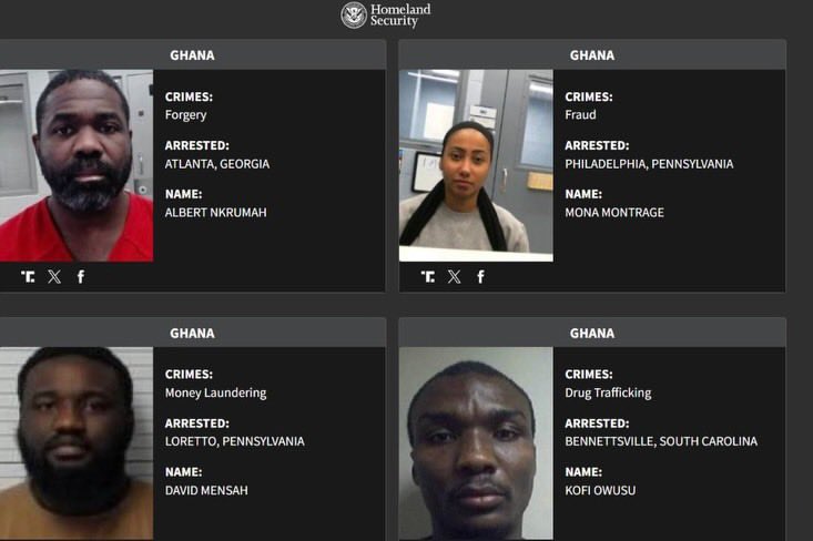 torcha_2's tweet photo. Full list of the thirty-two(32) Ghanaians on the United States Department of Homeland Security’s “Arrested Worst of the Worst” list. 

Looks like someone is familiar
@tv3_ghana @JoyNewsOnTV @StateDept 
#us #महर्षिदयानंदसरस्वती_कीसच्चाई https://t.co/fkU9BJk5tn