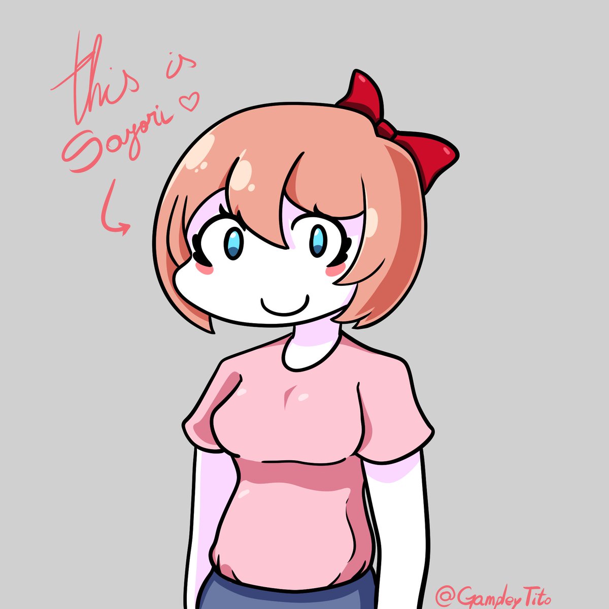 GampleyTito's tweet photo. This Is Sayori ...💙

(Dios que dibujo mas estupido xd)

#DDLC #DokiDokiLiteratureClub #ddlcsayori https://t.co/nOrFZk0b4T