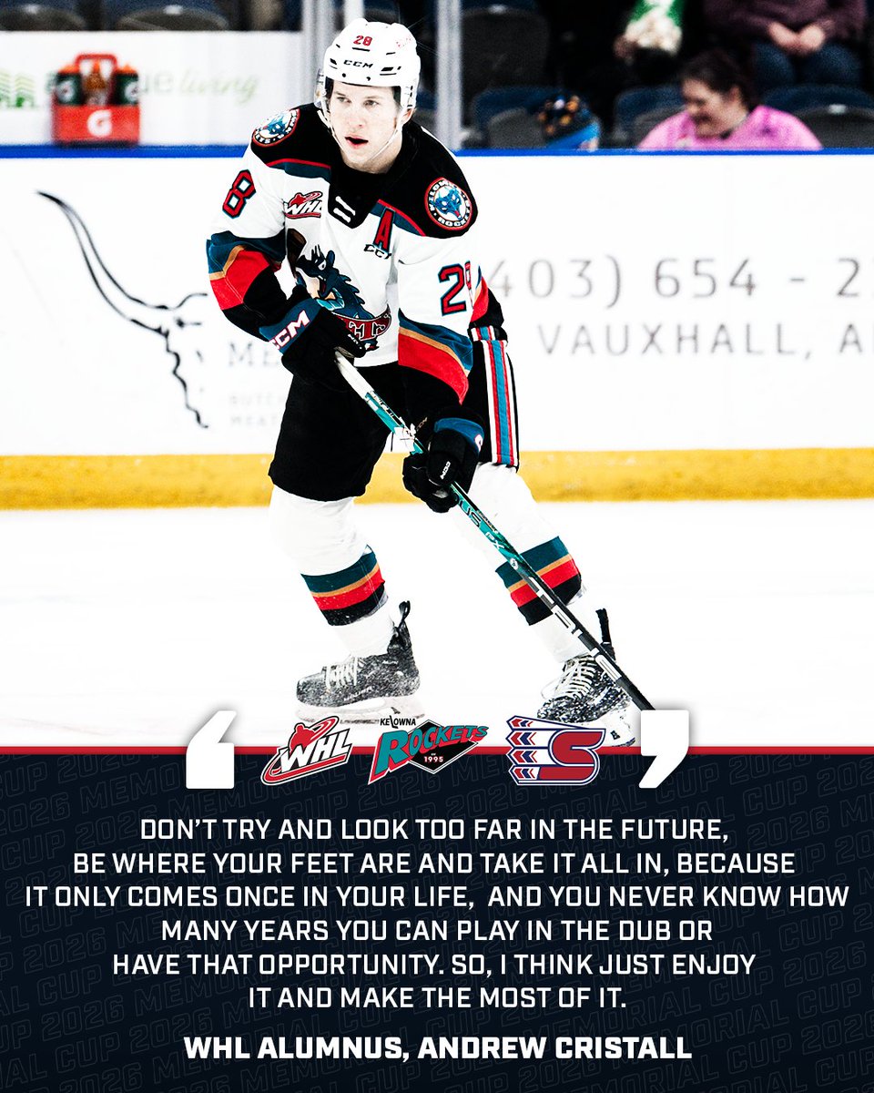 TheWHL's tweet photo. Words of wisdom from the first WHLer of the 21st century to hit 400 career points 👀

@Capitals prospect and former @Kelowna_Rockets and @spokanechiefs star Andrew Cristall reflected on his time in major junior after his first season of pro hockey! https://t.co/TEbHSn5qNg