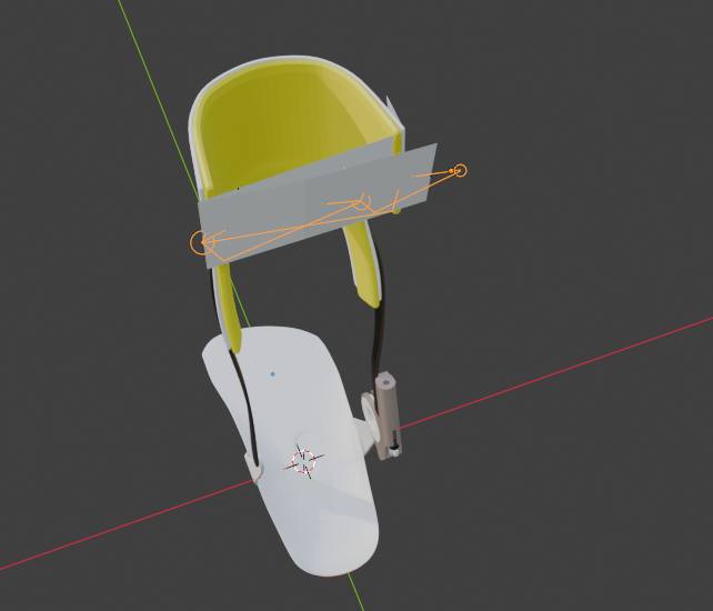 ikaikapo's tweet photo. 本日の朝活blender。カフの内張とベルト制作を開始。ベルトはボーン使って曲げてつくります。 https://t.co/0y1uUuYHVt