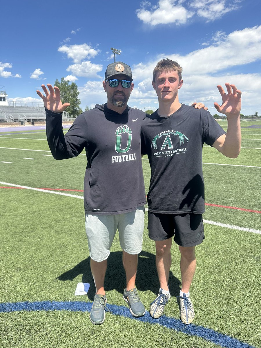 YahnMax's tweet photo. Had a great day competing and learning with @asugrizzliesfb. https://t.co/eJKZybakmq