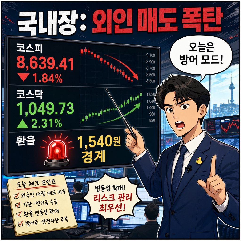 bincompleteness's tweet photo. 6/5 미국장, 국장 브리핑 합니다.
코스피는 삼성전자를 포함해 상대적으로 조정을 받았지만 다우존스는 사상최고치 갱신입니다. 유가는 조금 튀었네요.

오늘도 좋은하루되세요!

1. 국내장
• 코스피 8,639.41, -1.84%
• 코스닥 1,049.73, +2.31%
• 외국인 대규모 순매도·환율 1,540원선 부담. 오늘 개장 전 분위기는 “방어 우선”.

2. 전날 미국장
• 다우 51,561.93, +1.73%
• S&P500 7,584.31, +0.41%
• 나스닥 26,830.96, -0.09%
• 대형주는 강했지만 기술주는 숨고르기.

3. 국제 정세
• 美-이란 충돌 재부각, 중동 리스크 확대.
• USTR 한국 추가관세 12.5% 이슈가 환율·위험회피를 자극.

4. 유가·원자재
• WTI $96.02, +2.41%
• 브렌트 $97.81, +1.89%
• 금 $4,466.9
• 유가는 지정학 프리미엄, 금은 고점권 변동성.