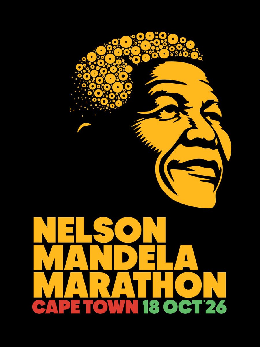 runningeldoret's tweet photo. On October 18th, 2026, Cape Town becomes the stage for the most meaningful marathon in the world: the first-ever Nelson Mandela Marathon.

#NelsonMandelaMarathon 
#RunningEldoret https://t.co/CvjLOXp2d1