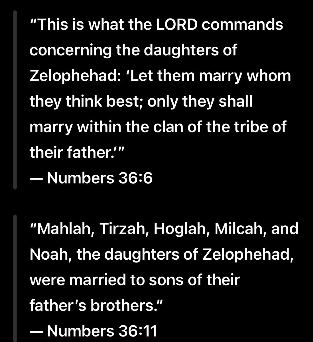 wildup0's tweet photo. @bonesbilly04 @Home_of_Fight Your Bible where your god commands cousin marriages…. https://t.co/acW0bfigrW