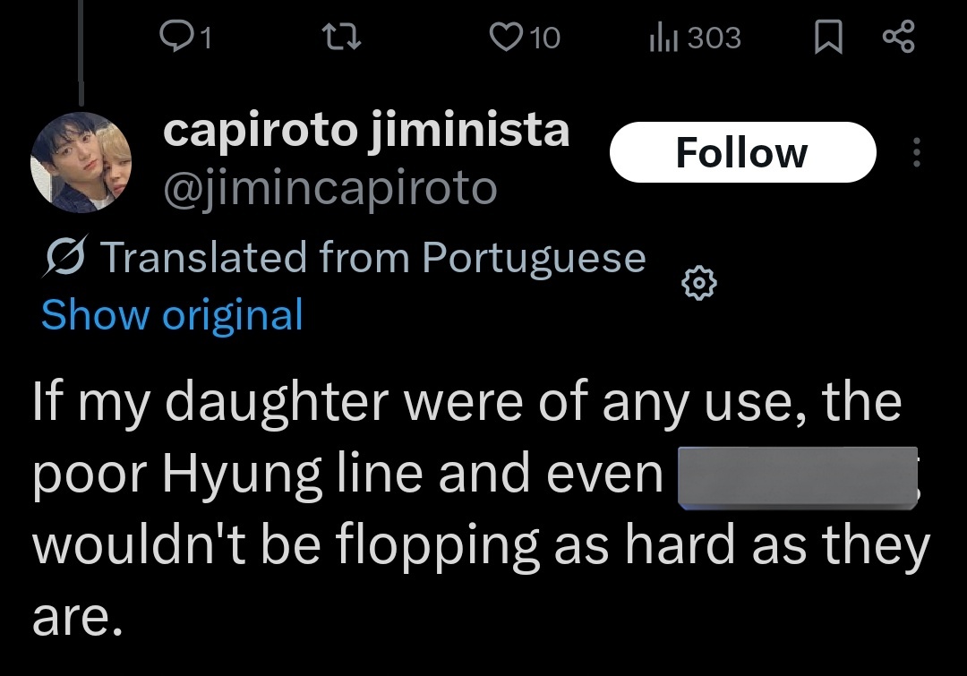 SnipeForV's tweet photo. 🚨 MASS REPORT 🚨
Please report this account for repeatedly posting malicious and degrading comments targeting 🐯. The account has a history of spreading insults and mockery.
 🚮

▫️ Targeted Harassment
▫️ Insults
▫️ Hate
▫️ Violent Speech 
▫️ Spam

◾ https://t.co/GOdVwGBvg3 https://t.co/g5IYP8CLny
