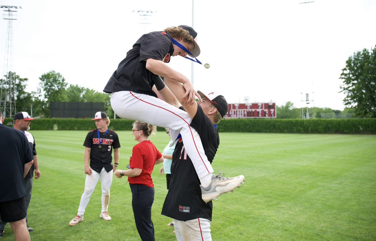 MonticelloMagic's tweet photo. STATE BOUND! 

Congratulations to Monticello Baseball! 

#MontiMagic https://t.co/wX33dMR9GF