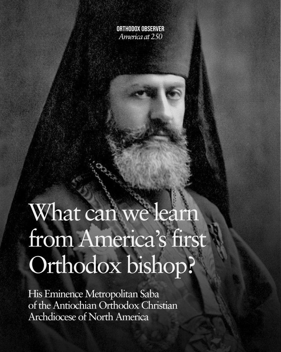 OrthoObserver's tweet photo. “Prior to arriving in the United States, St. Raphael lived in several centers of Orthodoxy, from his native Damascus, to Constantinople and the island of Halki where he studied, and to Kiev and Moscow,” writes His Eminence Metropolitan Saba of the Antiochian Orthodox Christian Archdiocese of North America. 

“It is in this way that, through his extensive travels and his acquisition of multiple languages in both colloquial and liturgical contexts, St. Raphael, by God’s providence, was well-prepared to undertake his mission in this new land: to help establish parishes for newly-arrived Orthodox immigrants of various ethnic backgrounds.”

Read more at the link in our bio.
