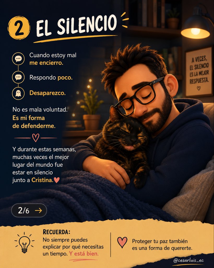cesarluis_ec's tweet photo. Desaparecí tres semanas. Aprendí que no todo se puede acelerar. Gracias a quienes respetaron mi silencio https://t.co/xWzZDY10Cx