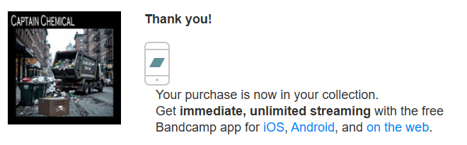 UncleFunkbeard's tweet photo. @CaptChemical Dammit, I missed the party... but I bought the album! https://t.co/qV8cXV2n8N