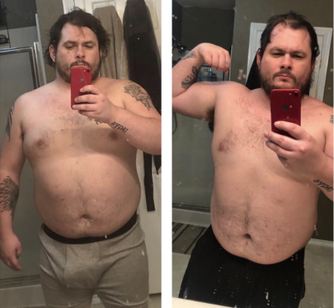Nevos___'s tweet photo. Made a post about a year ago trying to get my health right and I’ve hit many roadblocks on the way but here’s the progression https://t.co/22zYU7hSUq