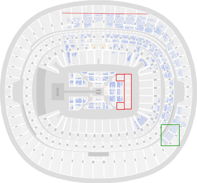 AEW Ticket Map Updates tweet media