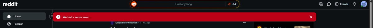 kg6nlw's tweet photo. Hey @Reddit why can't I access my account normally? WHEN I log out it says "I've been banned" yet I can log in/out but have server errors, none of my comments get posted. I don't know if the account is even working!
I NEED YOUR HELP!
#Redditissues #REDDIT https://t.co/HQrcC5UCCw