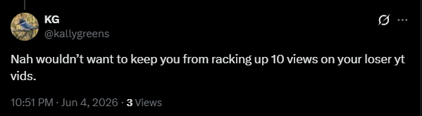 MythionVR's tweet photo. @kallygreens My good Sir, you didn't have to delete it! 

Can you watch them? And watch the part where I say due to personal reasons I can't make videos anyway. 😰

Please I need the views! They're imporant. https://t.co/quEBfcB3bw