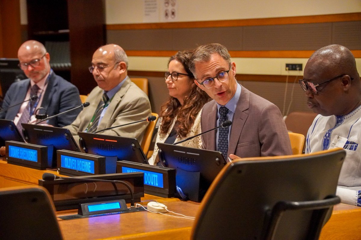 swiss_un's tweet photo. At🇨🇭co-sponsored BMS9 side event "Strengthening Armed Violence Prevention: West African Insights to Transform Words Into Action" speakers discussed preventing armed violence sustainably through joined-up responses that tackle root causes of violence &amp; illicit weapon proliferation https://t.co/gFxb1QwDBk