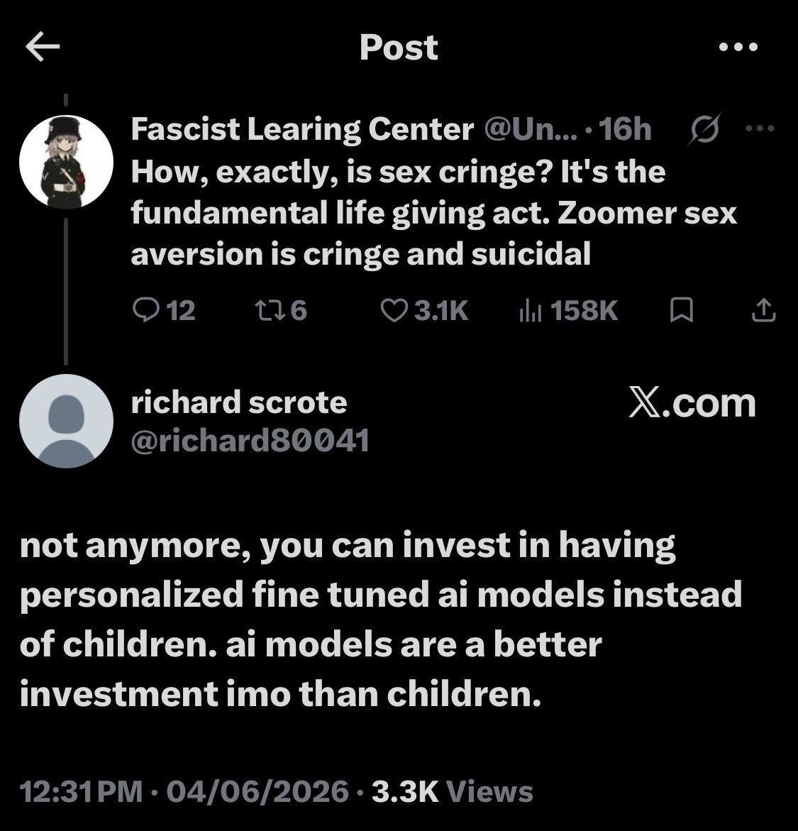 wildup0's tweet photo. @richard80041 @Home_of_Fight Sick perv promoting chiId p0rn. F1lthy freak u should be locked up like the sc*m u are https://t.co/edzpRtYhNp