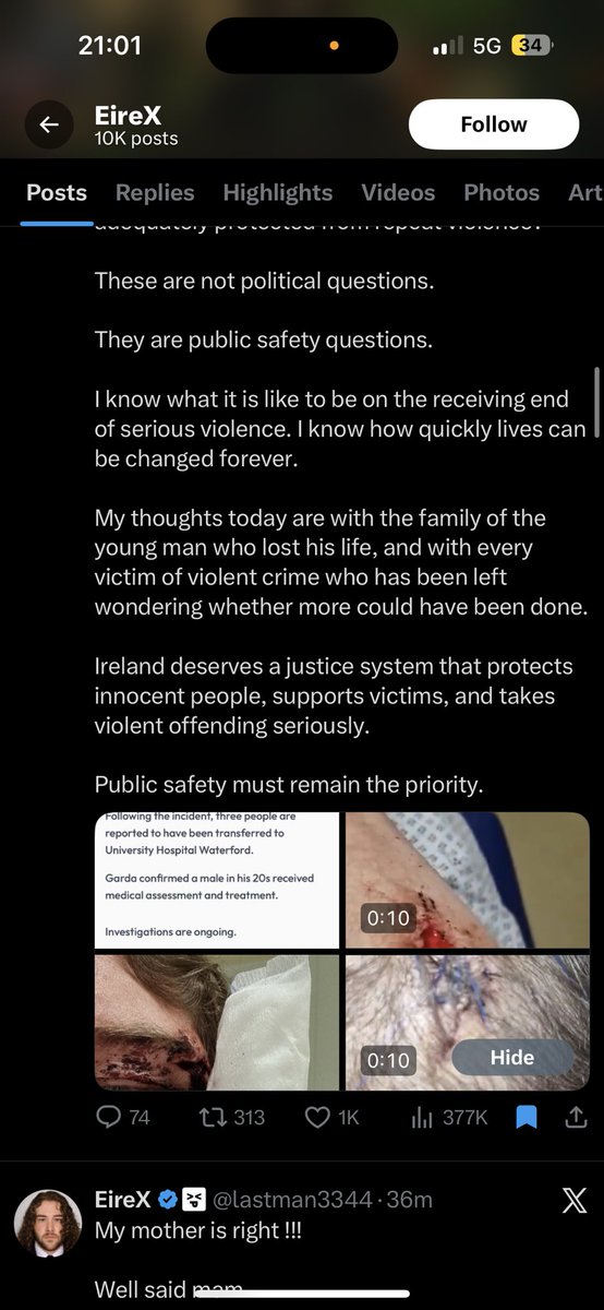 Juniorchantee's tweet photo. @RealIrishNews This is another man he stabbed in Wicklow https://t.co/SgvgKIKnqD