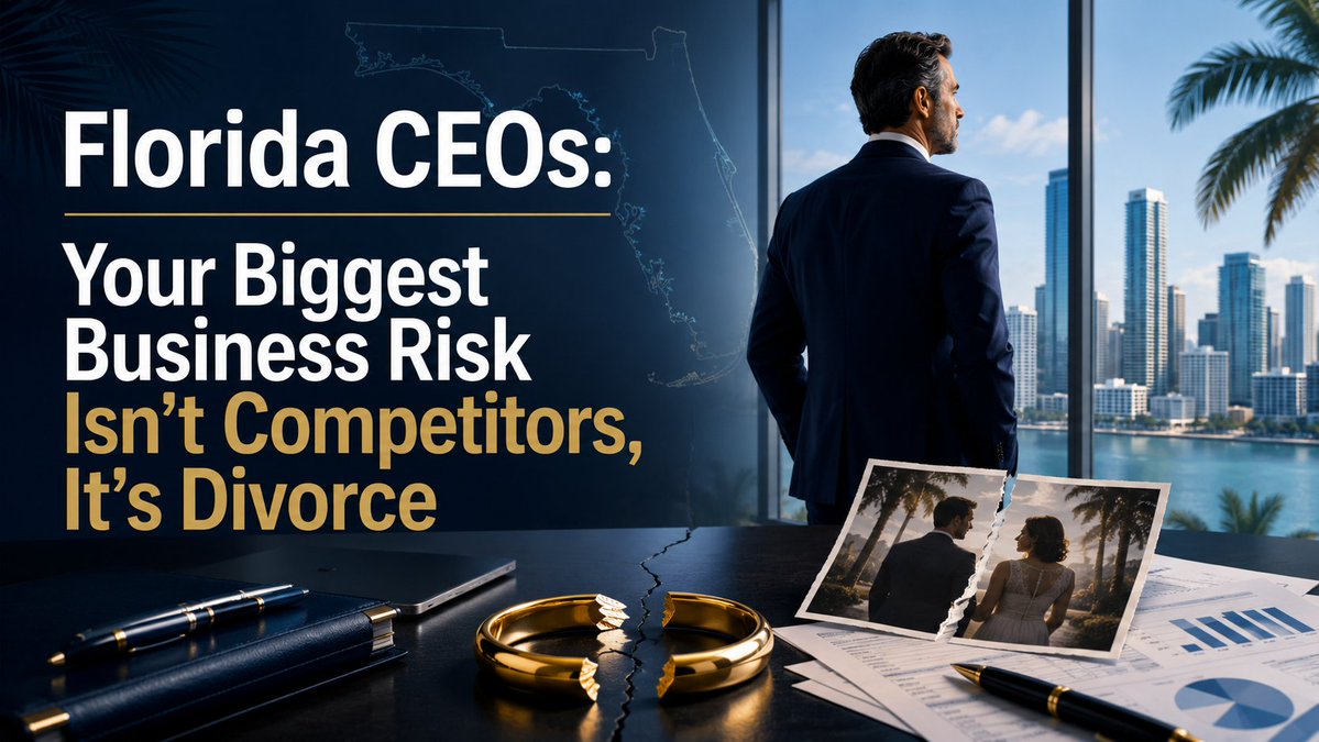 CuetoLawGroup's tweet photo. Check out my latest article: Florida CEOs: Your Biggest Business Risk Isn't;t Competitors, It's Divorce https://t.co/idwTGt7Yuy via @LinkedIn https://t.co/QnA9jemJ4S