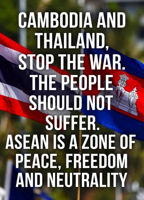 Rajahram2022's tweet photo. FM 78.9: #Cambodia and #Thailand STOP THE WAR.
#Docu #FM789 https://t.co/WSodcjoMEE