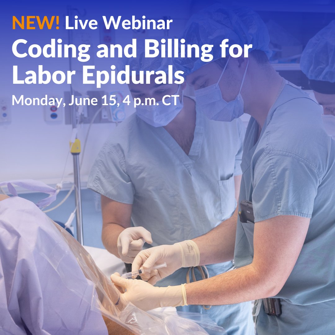 ASALifeline's tweet photo. Save effort and optimize reimbursement by coding right the first time. Get practical guidance on current primary and add-on CPT codes, documenting anesthesia time, and preparing for 2027 updates. 

Register now! https://t.co/O6bL7C0G8N https://t.co/LSrxkJ1N3r
