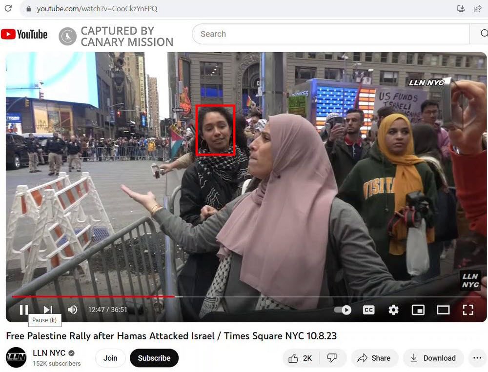 BPolatseck's tweet photo. Breaking: A day after the October 7th attack, while bodies of young dead girls were still lining the streets of Israel, DSA candidate @DarializaforNY led a rally in NYC that celebrated the attack https://t.co/9w1N3FzMSh https://t.co/iZAxqCdouH