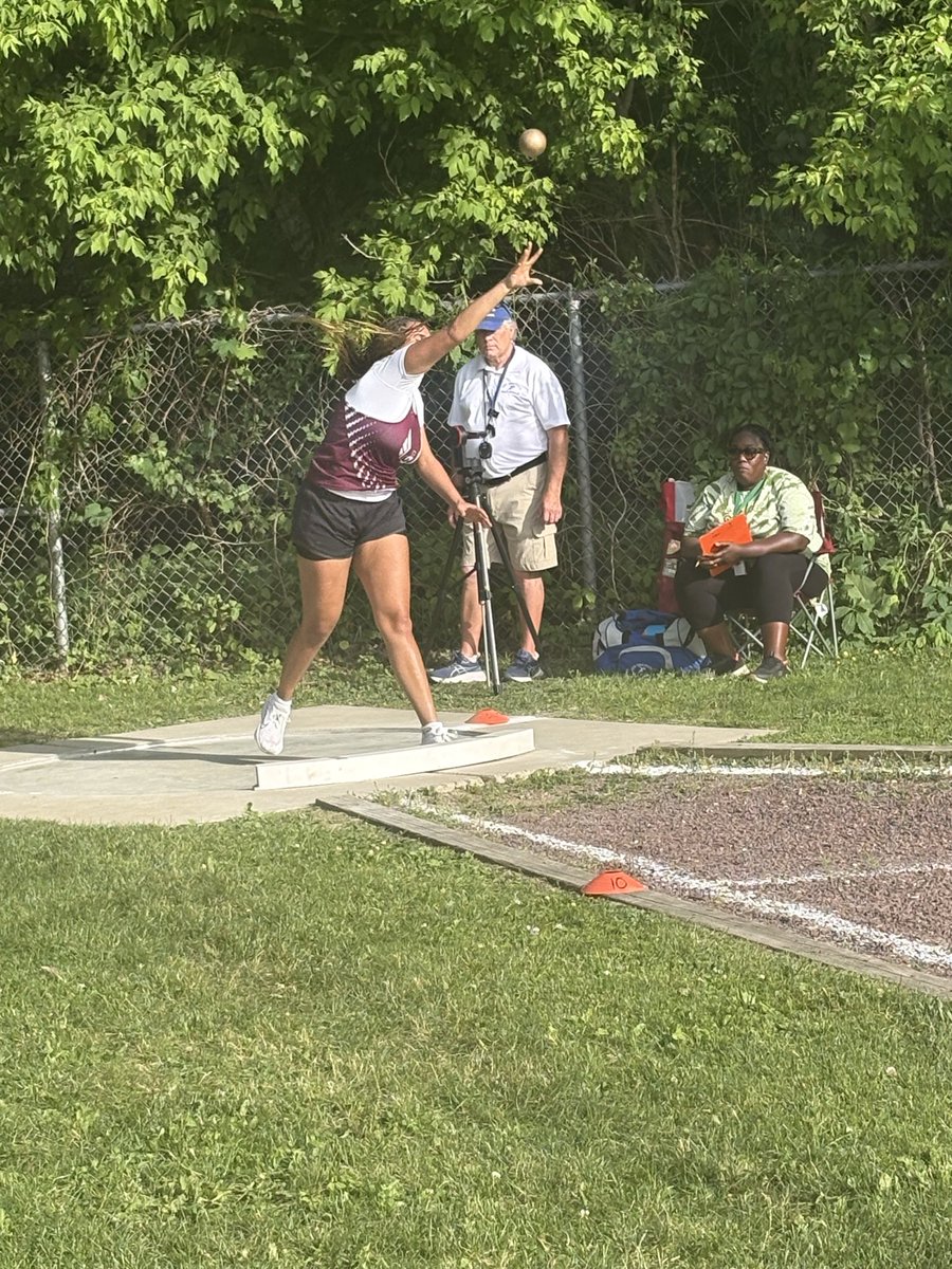 JCAthletics's tweet photo. Aliya Hankey is Section 4 Champion in shot put with a throw of 33-6.75 and qualifying for NYS Championship Meet in Webster-Schroeder!!! https://t.co/ASr3vgMty6
