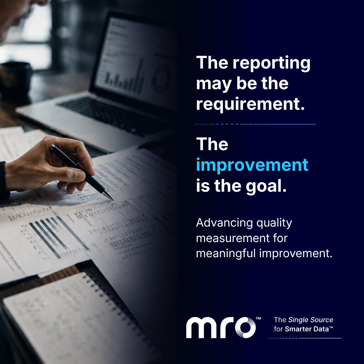 MROCorp's tweet photo. Quality reporting can do more than satisfy program requirements. Learn how MRO helps healthcare organizations maximize the value of Core Measures, registries, accreditation, and certification programs:
https://t.co/JVi6ZDHHgh
#CoreMeasures #HealthcareQuality #ClinicalData https://t.co/JUcDrpfEew