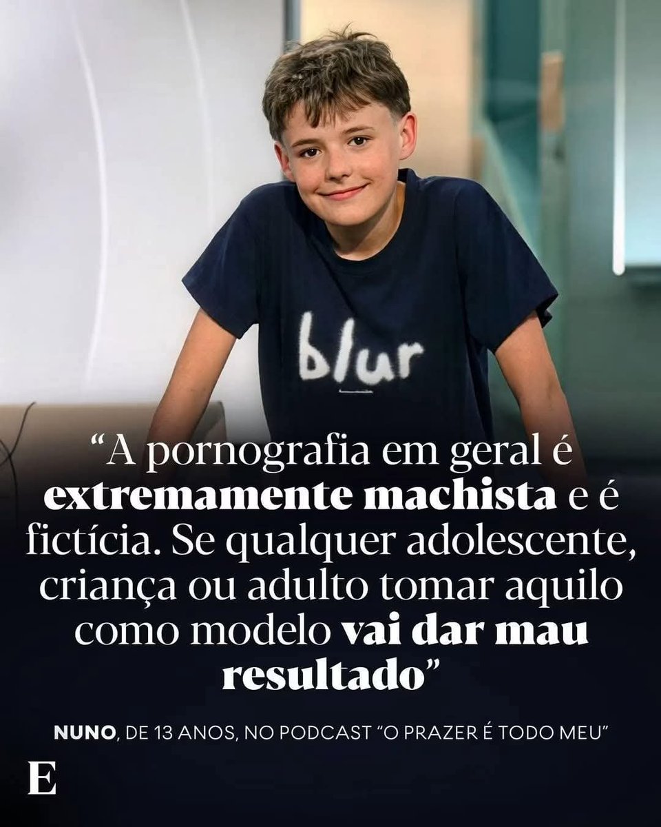 jpfpenedo's tweet photo. O Expresso documentou o rapaz de 13 anos para poder opinar ou ele falou do que já conhecia? E ganharem noção @expresso ? https://t.co/LBI6aJPqHv