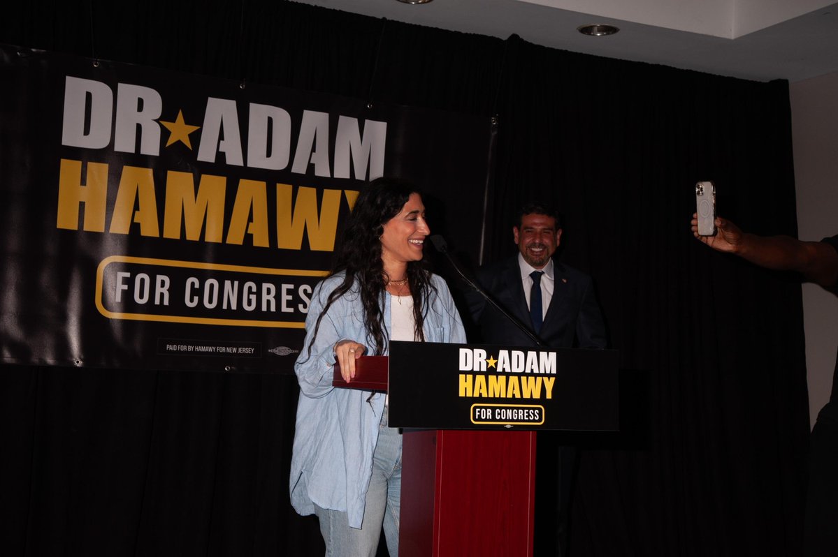 HamawyForNJ's tweet photo. I've spent the last two days talking to so many incredible progressive leaders from across New Jersey and the country, spending time with my family, and gearing up for November. https://t.co/NKsx4vlcJz