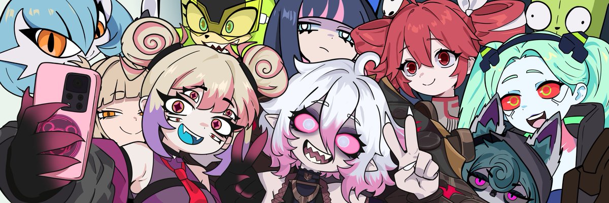 NikaNive's tweet photo. la verdad me quede con ganas de añadir mas asi que... quien menciona a todos los personajes que hay? https://t.co/FyU0X53IWj