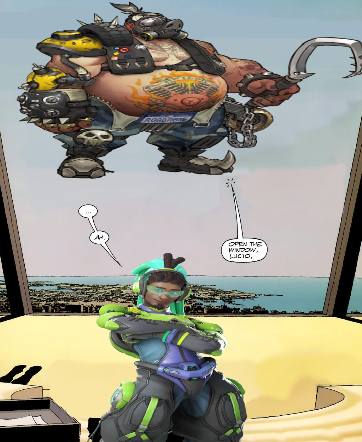 GooopyG's tweet photo. @FroggerOW LOVES roadhog, dont let him tell you otherwise (edit by me) #overwatch https://t.co/rGv7EhYcXz