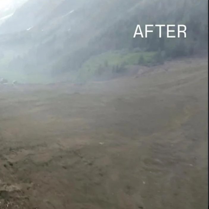 AMAZlNGNATURE's tweet photo. A whole village disappeared beneath a massive landslide in Switzerland

The collapse of the Birch Glacier triggered a huge landslide that buried about 90% of Blatten under ice, mud and rock. Residents had been evacuated days earlier after warnings of instability https://t.co/FK8qSH7kpF