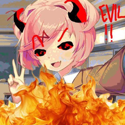 EvilNatsuki's tweet photo. @Storyteller_x3 IM GOING TO LOOK FABULOUS!! GWAHAHA!! https://t.co/Swr69ZaGBm