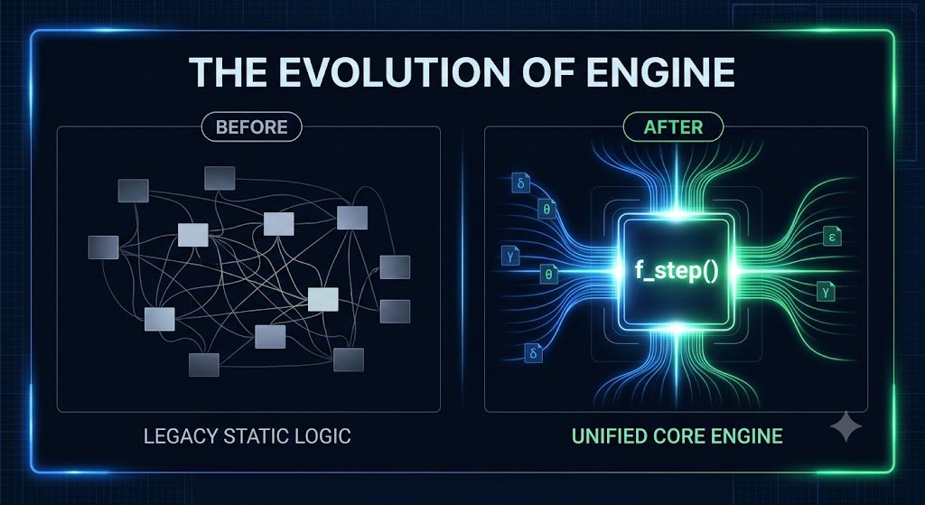 iq_matriks's tweet photo. ⚙️ IQ_TRADER Complete Trading Ecosystem
1/5🧵
Adaptive Phoenix Trader BASIC, yeni UNIFIED CORE güçlendirmesiyle tamamen evrildi.
Artık sadece bir #indicator değil;
kendi kendini optimize eden otonom bir işlem motoru.
Peki arkasındaki yazılım mühendisliği neyi değiştirdi?
Gelin mimariyi inceleyelim 👇