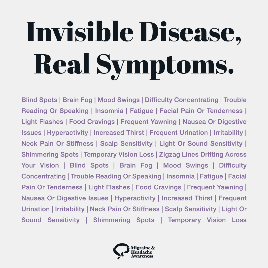 MigraineAgain's tweet photo. 📢 June is Migraine and Headache Awareness Month!
⁉️Did you know that there are more than 150 different types of headache diseases?
✅Learn more and take the first step: https://t.co/cJpXIOSEt1 @CoalitionCHAMP
#MHAM #PathToBetterDays #MHAM2026 https://t.co/J9cI9NlRCO