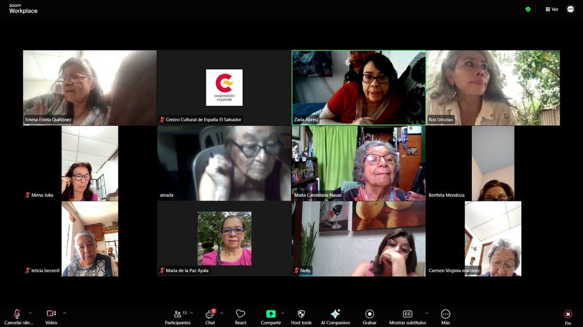 CCESV's tweet photo. ✏️ Felices y conmovidas de iniciar el «Taller de autobiografía para mujeres 70+: Mis andanzas y mudanzas». En este proceso Zaría Abreu hace énfasis en el modo en que cada mujer participante quiere contarse y en cómo las vivencias transitadas forman parte de su presente. https://t.co/FBgF4M1ata