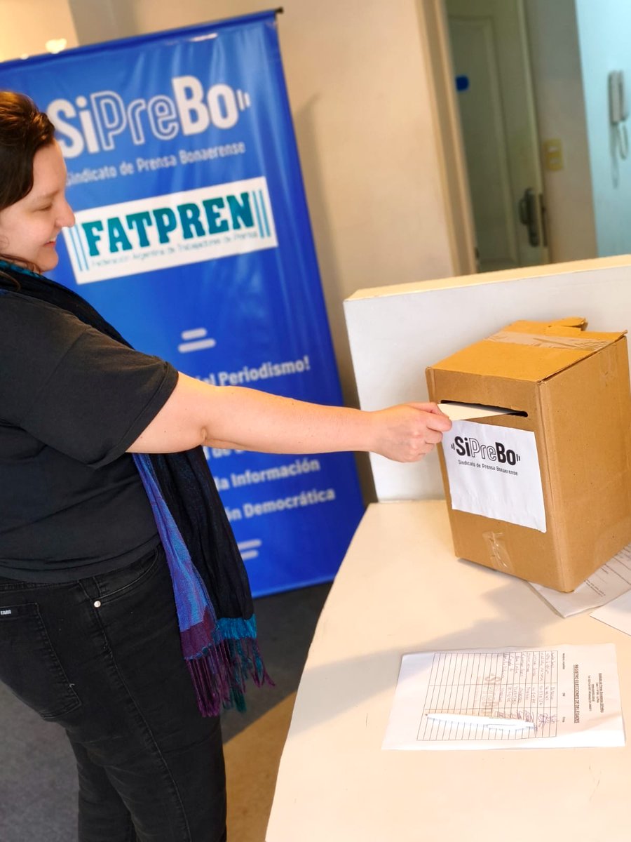 SiPreBo's tweet photo. 👏🏼 Felicitamos a Gonzalo Ré, elegido nuevamente como delegado gremial en el Agencia DIB (Diarios Bonaerenses).

Agradecemos a les compañeres que participaron de la elección, una instancia clave para fortalecer la organización sindical en la empresa 💪🏼. https://t.co/zeVCDuvpMn