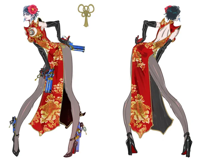 Concept art | Bayonetta 2 - China Dress
