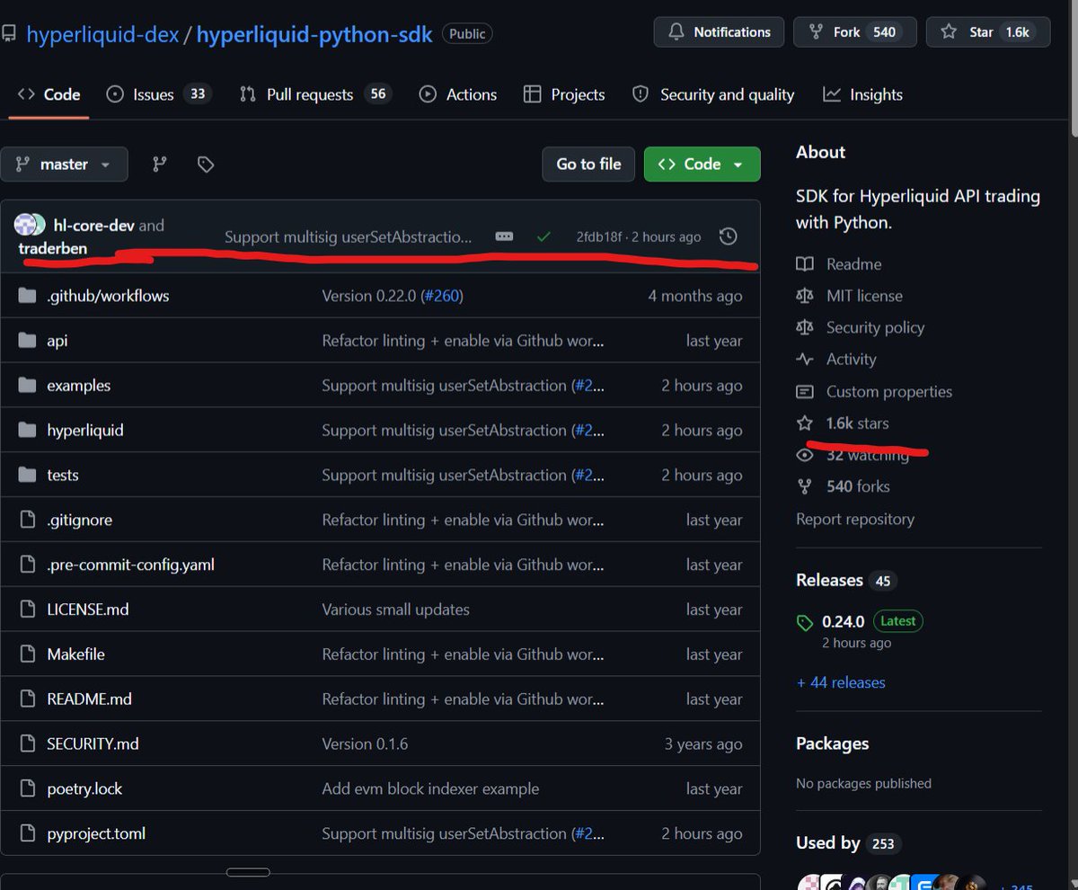 gemfinder_67's tweet photo. BoVhw2bcaKmXwVHpkaqZD8TGGXnPac5w5u6bUc2ppump

Was scrolling through github and found something that MIGHT BE HUGE

Check this repo: https://t.co/CKhCMyFDgi

The only contributor is https://t.co/ptvXUkPiil. Which is the same #1 contributor on the official Hyperliquid Python SDK: https://t.co/Y8DTUfaiZW

 The SDK everyone uses to trade on Hyperliquid. Not a random anon.

So what he built is UNIT — an autonomous AI agent for HIP-3 tokenized stocks and RWAs on Hyperliquid. WTI perps flipping ETH volume. TSLA, NVDA, MAG7 stock perps on https://t.co/mZtkbLcKcF. Silver OI going vertical. It watches HIP-3 markets, scans funding extremes and mark/oracle drift, runs a risk-capped agent loop, and trades with its own wallet. He maintains the HL SDK and shipped the agent on top of it.

HERE IS THE CRAZY THING. IT HAS ITS OWN TREASURY WALLETS IF YOU SCROLL DOWN IN THE README

Hyperliquid: 0x2Ce3D4f37ACD96eFebeFca82ffC3395D33DC80ca

Sol: 74hmRkCHgQmf3ktNTXT8TXrdBwRF73u3Ecye4qz41WSH

https://t.co/2C8ny5LPUU

HL treasury: https://t.co/4t98NA4y05

Sol treasury: https://t.co/7TaBVcQ8yQ

AND IF YOU CHECK IT ON SOLSCAN U CAN SEE THAT IT CREATED THIS COIN:

BoVhw2bcaKmXwVHpkaqZD8TGGXnPac5w5u6bUc2ppump

The Hyperliquid Python SDK maintainer dropped a self-funded RWA agent BRUH

This is fucking INSANE BRO LIKE ITS LITERALLY THE MAIN DEV OF HL.

GitHub: https://t.co/CKhCMyFDgi