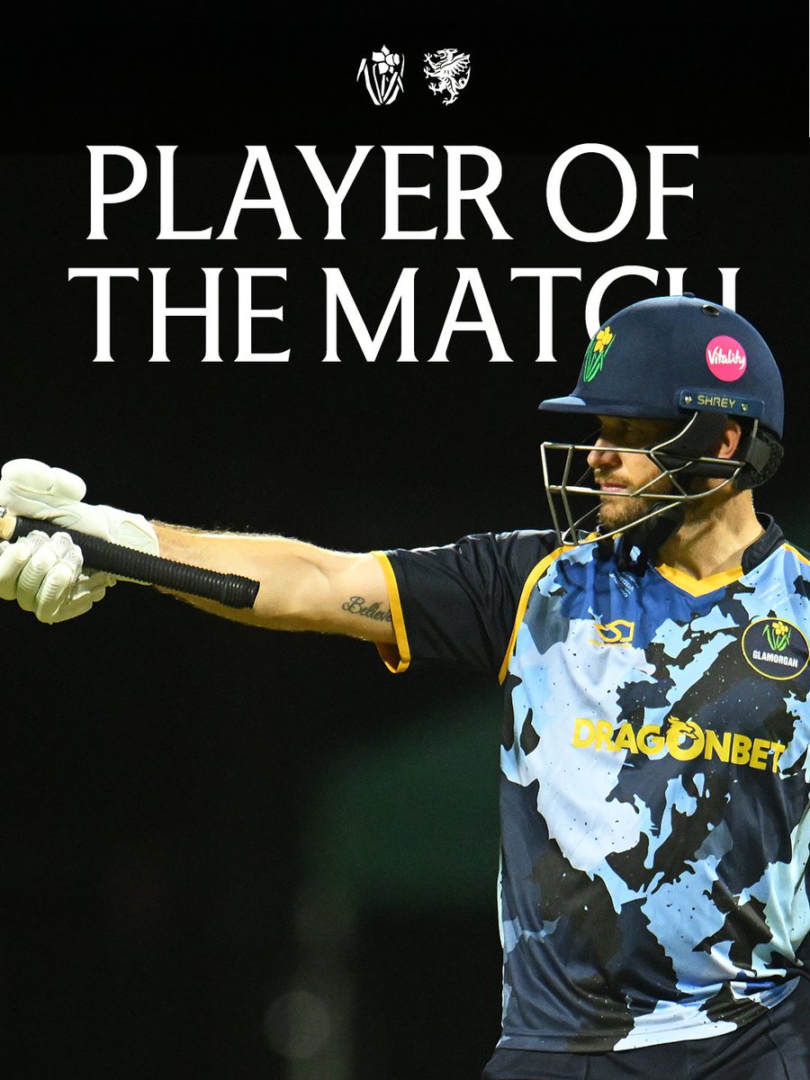 GlamCricket's tweet photo. Your Sky Sports Player of the Match 👑👑👑

What a player we have ❤️❤️❤️❤️

#SOMvGLA 
#OhGlammyGlammy https://t.co/oDng8xYg8D