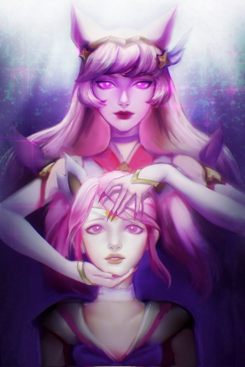 LucasMoonSiren's tweet photo. A little 'draw this again' with Star Guardian Ahri and Lux from League of Legends

#art #digitalart #illustration #fantasyart #fantasy #gameart #characterdesign #characterart #leagueoflegends #lol #Starguardian #Lux #Ahri #LeagueOfLegendsAhri #LeagueOfLegendsLux https://t.co/2YpDQqvGB4
