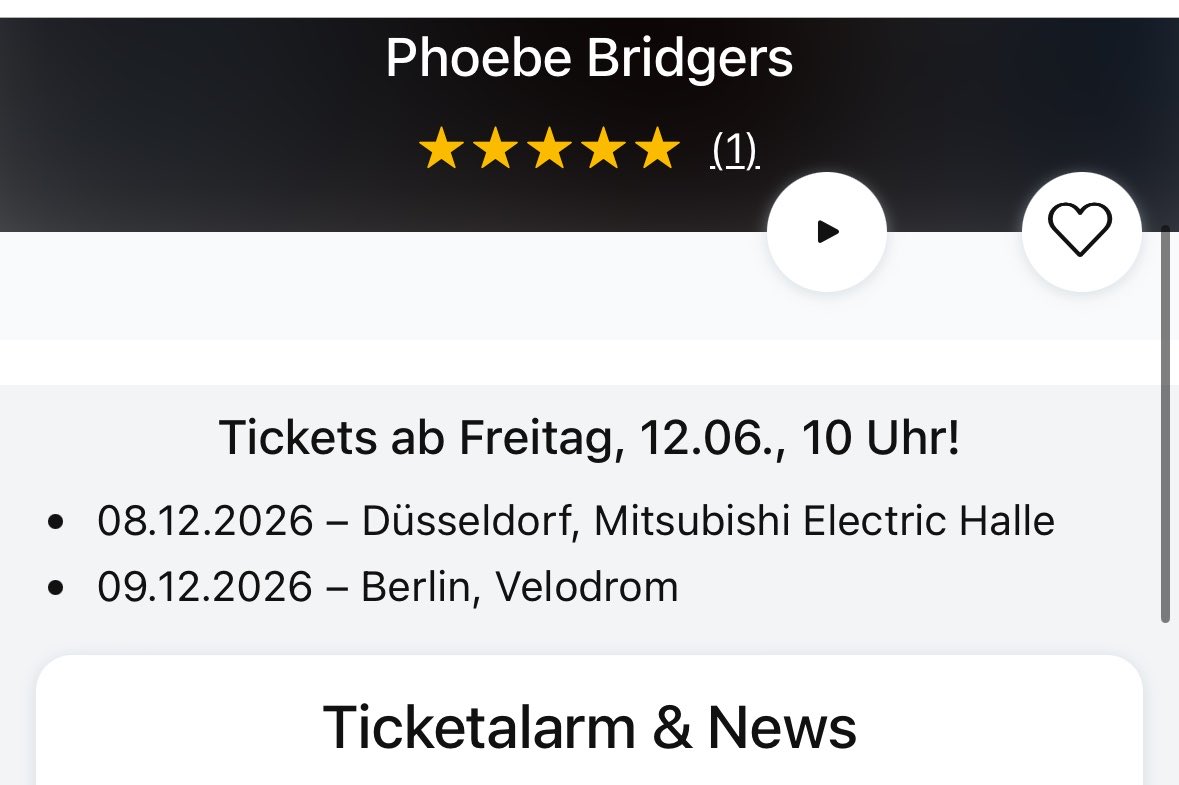 hloverry's tweet photo. phoebe bridgers europe ticket sale next week i actually feel sick https://t.co/96nEED3CIJ