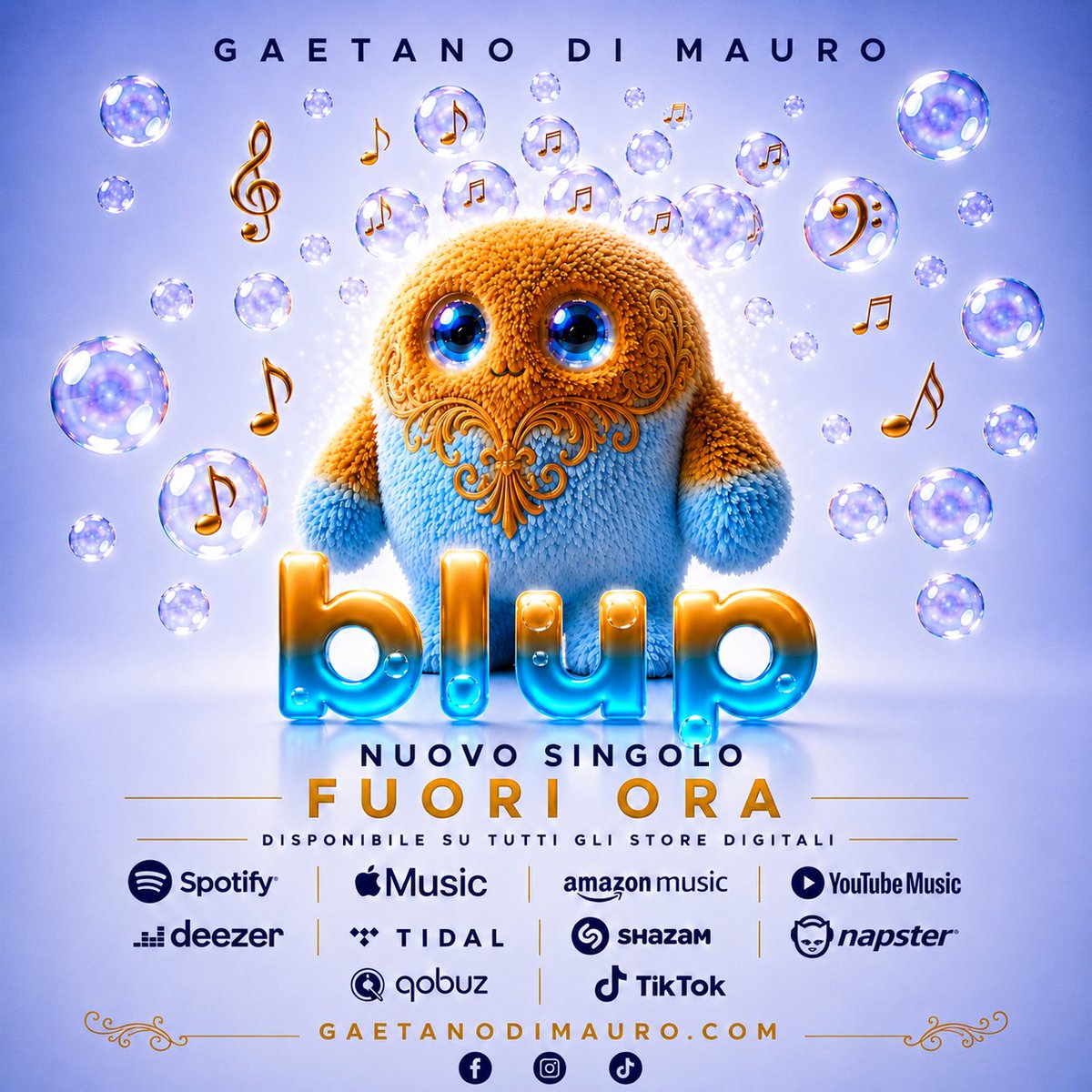 GDgaetano's tweet photo. BLUP — il mio nuovo singolo.🫧
Nato nei fondali del Mar Ionio. Cresciuto tra le frequenze. Pronto a emergere.
5 Giugno 2026 — disponibile su tutti gli store digitali.
#newmusic #nuovosingolo #gaetanodimauro #electronicmusic https://t.co/XbFVRIPn0n