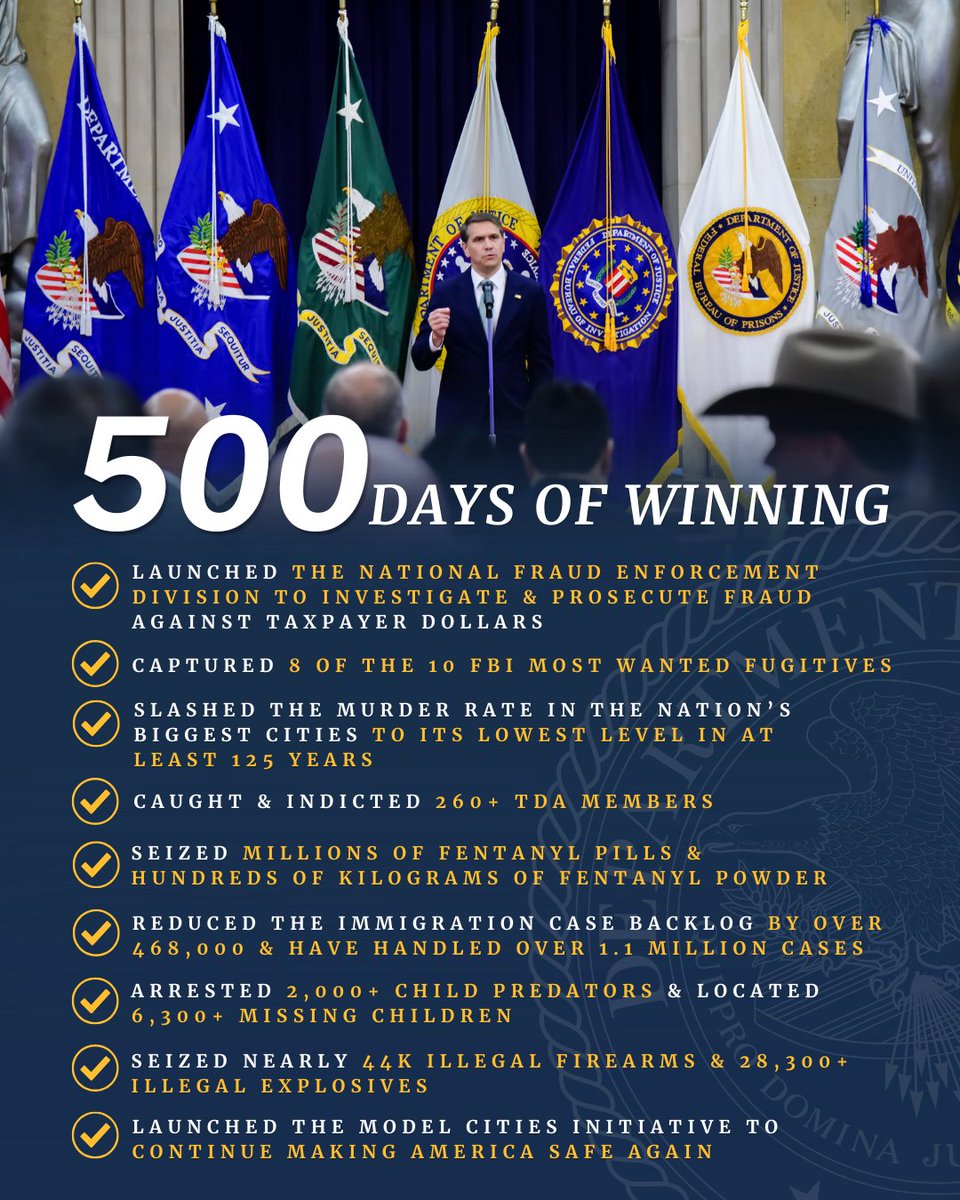 TheJusticeDept's tweet photo. .@POTUS and @DAGToddBlanche are just getting started. 🇺🇸🤝 https://t.co/HO8npRggc0