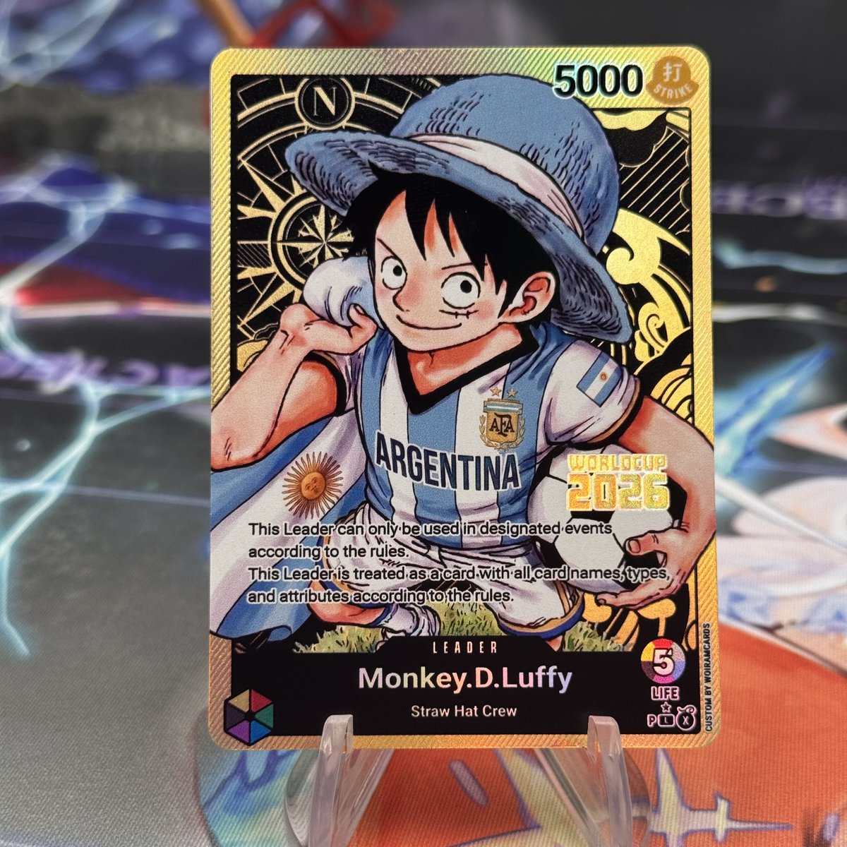 WoiramCards's tweet photo. Nuevos lideres custom multicolor para apoyar a tu selección. Hazte con ellos en la web.
#onepiece #customcards #luffy https://t.co/8FLz3RIOg7