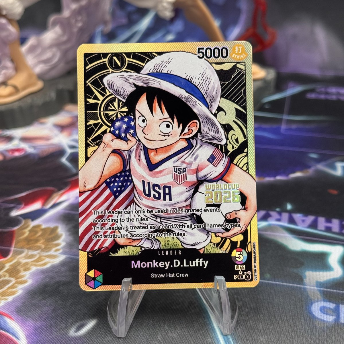 WoiramCards's tweet photo. Nuevos lideres custom multicolor para apoyar a tu selección. Hazte con ellos en la web.
#onepiece #customcards #luffy https://t.co/8FLz3RIOg7