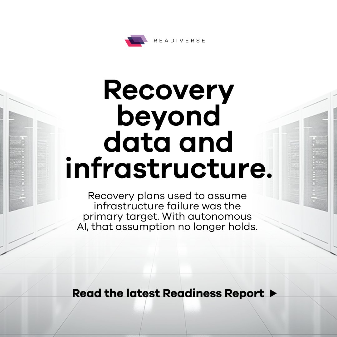 Commvault's tweet photo. The integrity of autonomous AI systems is becoming the primary target of bad actors. Learn how a centralized system of record can help recover AI systems to a reliable state. https://t.co/eIZZ1hprFh

#Readiverse #AI https://t.co/G05CYd1ZGz