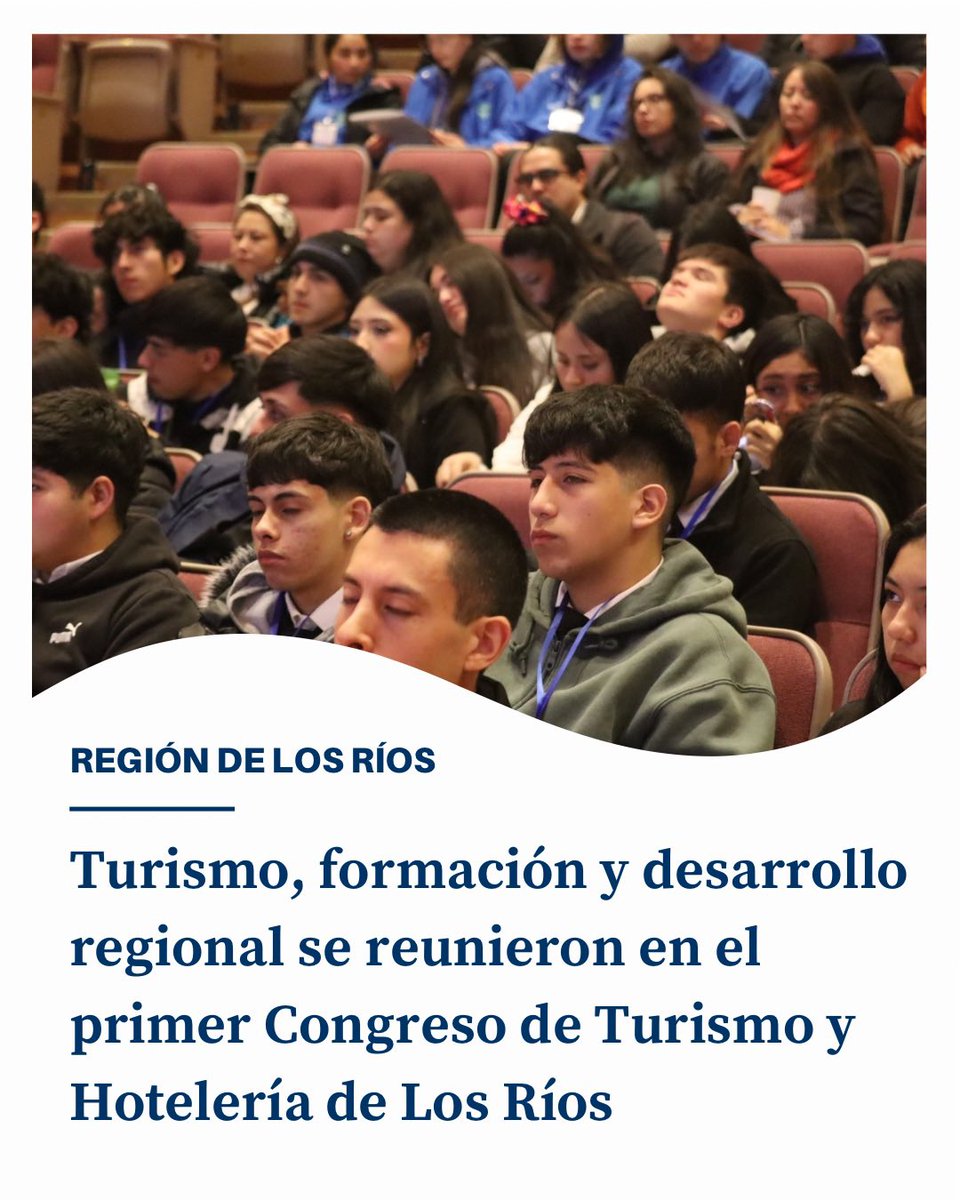 elranco's tweet photo. #REGIÓNDELOSRÍOS: Turismo, formación y desarrollo regional se reunieron en el primer Congreso de Turismo y Hotelería de Los Ríos

- - -

Lee la nota completa en nuestro sitio web 📲

https://t.co/1HjyCqVcb7 https://t.co/WeyyzhZOqI