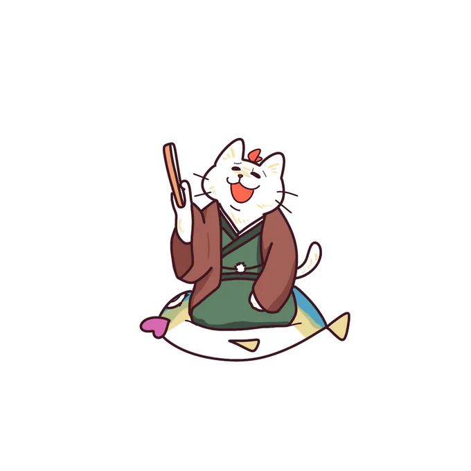 今日は落語の日・寄席の日! 一度は見に行ってみたい落語! 勉強しなくても楽しめるのかな! まうまう亭ブリのすけ! #イラスト #illustrationㅤ