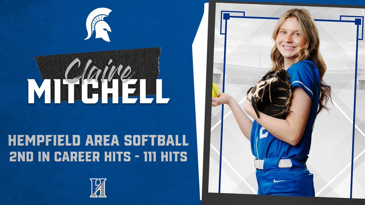 hasd_athletics's tweet photo. During today’s PIAA Quarterfinal Softball game, senior Julia Varhola surpassed 300 career strikeouts, senior Claire Mitchell tied for second in career hits with 111, and freshman Jayelyn Luft set a new season record for singles with her 44th single. Congratulations! https://t.co/vaennqWGfO