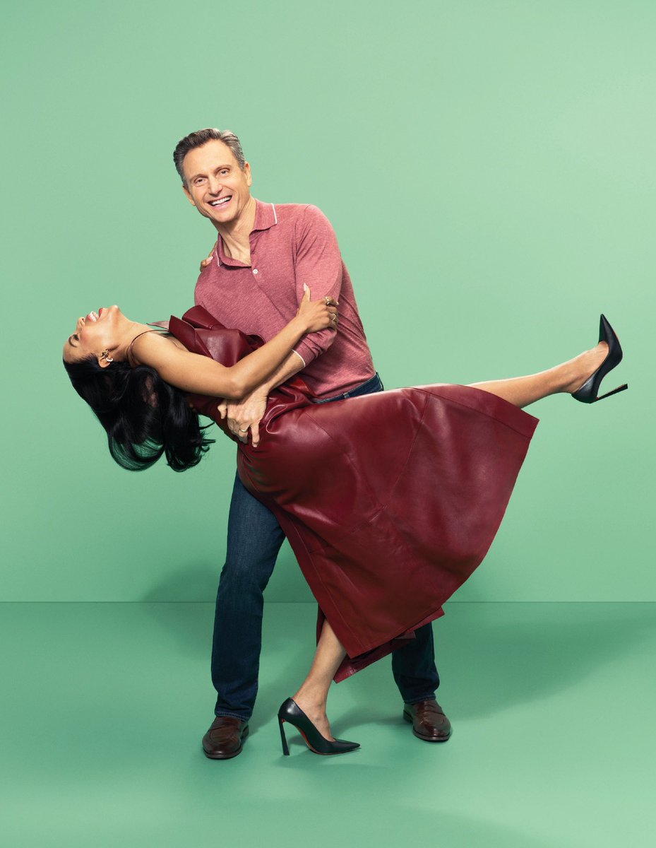 EmilyJBashforth's tweet photo. Kerry Washington and Tony Goldwyn look like they’re about to be struck by the Strictly Curse. https://t.co/YNRRYKsyXk